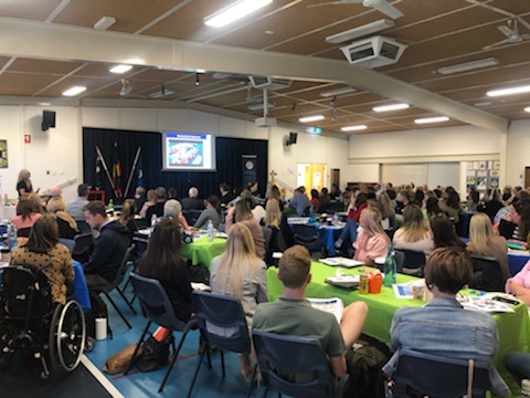 Teachers from St Michael’s, St Bernard’s, Holy Spirit and St Thomas the Apostle Primary Schools participating in Dr Hammond’s HITP In Action Session