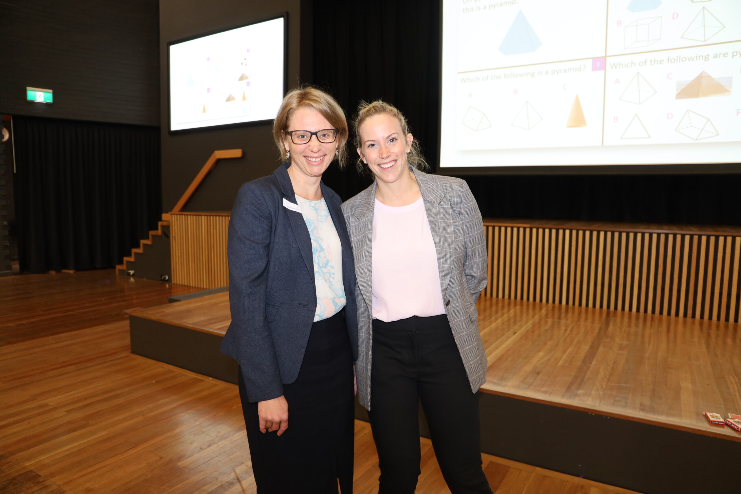 Masterclass facilitators, Ingrid Sealey and Amy McDermott